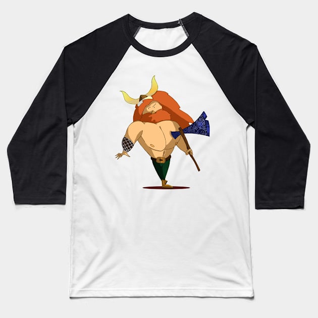 VIKING Baseball T-Shirt by Juanpe